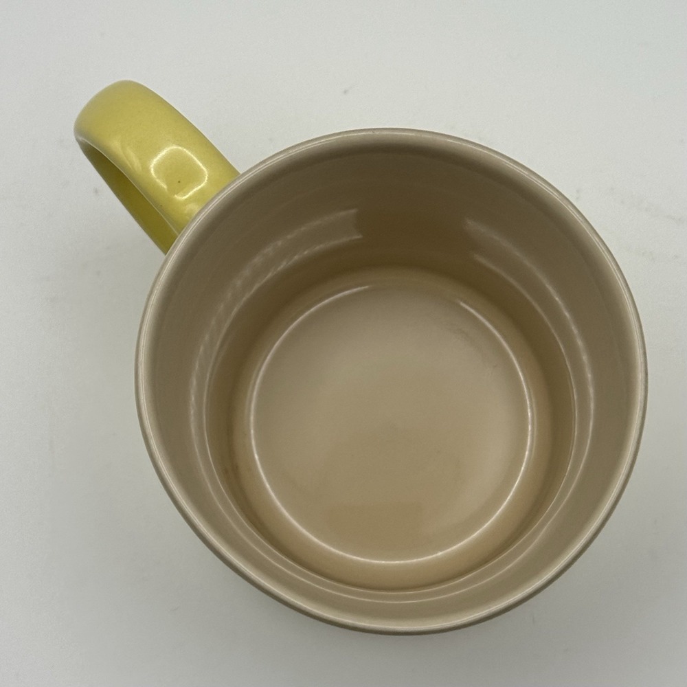 Le Creuset Soleil Yellow Espresso Mug 3.5 oz 100ml Stoneware Retired - Picture 4 of 5